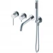 Смеситель для ванны Wonzon &amp; Woghand Stick WW-889017-CR встраиваемый, с душевым гарнитуром, хром
