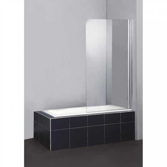 Шторка для ванны BelBagno Sela 80 см прозрачное стекло SELA-V-1-80/140-C-Cr
