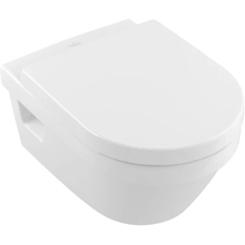 Унитаз подвесной Villeroy & Boch Omnia Architectura 5684HR01 безободковый, с сиденьем микролифт, альпийский Белый