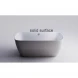 Ванна из литьевого мрамора Astra-Form Антарес Solid Surface 01010074 160x75 см, отдельностоящая, белый матовый