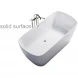 Ванна из литьевого мрамора Astra-Form Антарес Solid Surface 01010074 160x75 см, отдельностоящая, белый матовый