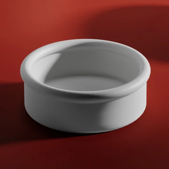 Раковина-чаша Artceram Brera BRL001 01 00 43x43 см, накладная, белый