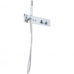 Термостат для ванны Allen Brau Liberty 5.33010-00 встраиваемый, с душевым гарнитуром, хром