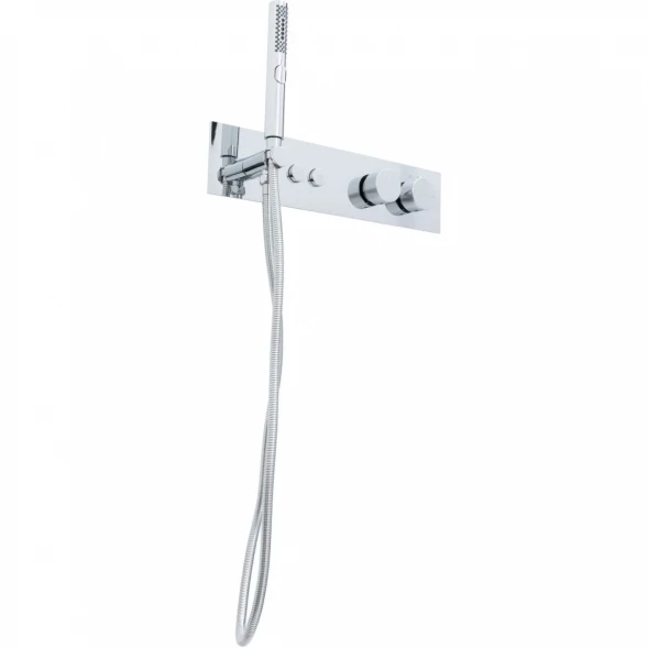 Термостат для ванны Allen Brau Liberty 5.33010-00 встраиваемый, с душевым гарнитуром, хром