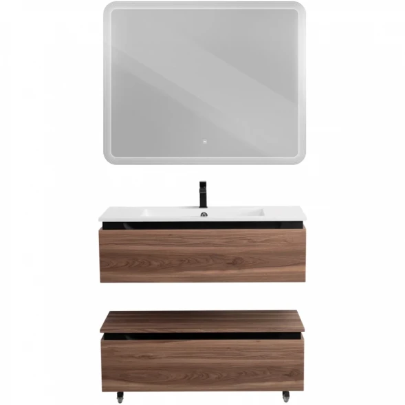 Тумба Cezares Slider SLIDER-1000-1C-PI-NA-P 100 см, напольная, орех дымчатый