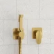Гигиенический душ WasserKRAFT Havel A3651.285.237.213 со смесителем, Золото матовый