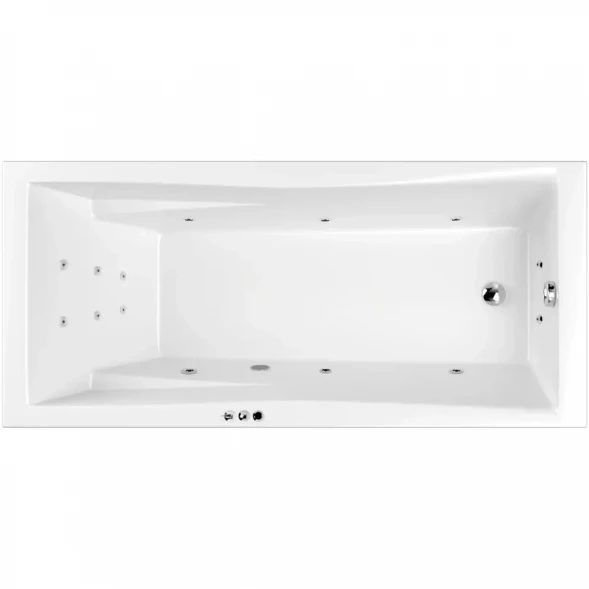 Акриловая ванна Whitecross Palace 0104.180080.100.SMART.CR 179,5x80 см, с гидромассажем, белый