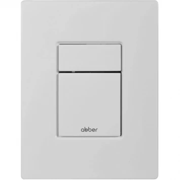 Кнопка смыва Abber AC0123MW для инсталляции, белый матовый