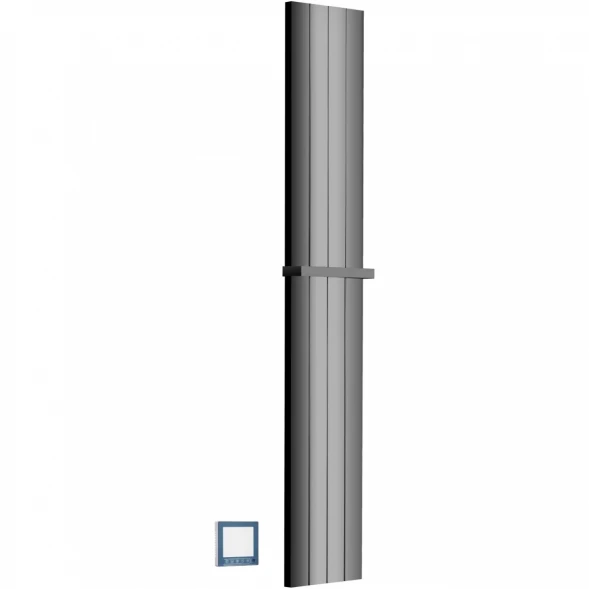 Полотенцесушитель электрический Boheme Flat 725-SGM 1500x250, графит глянец