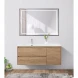 Зеркало BelBagno Kraft SPC-KRAFT-1200-800-LED-TCH-WARM-NERO 120x80 см, с LED-подсветкой, сенсорным выключателем, антизапотеванием, черный