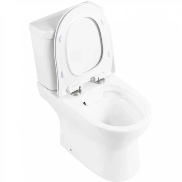 Чаша напольного безободкового унитаза BelBagno Steam BB130CPR