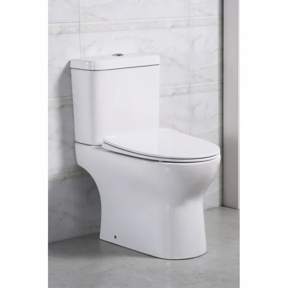 Чаша напольного безободкового унитаза BelBagno Steam BB130CPR