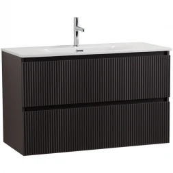 Тумба под раковину BelBagno Uno UNO-MINI-1000-2C-SO-GSO 100 см, подвесная, темно-серый матовый