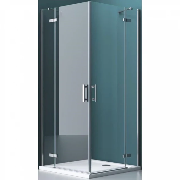 Душевой уголок 100x80 см BelBagno Kraft KRAFT-AH-22-100/80-C-Cr-R прозрачное