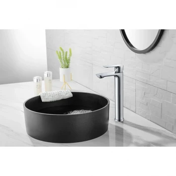 Смеситель для раковины Abber Weiss Insel AF8011 хром