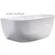 Ванна из литьевого мрамора Astra-Form Атрия Solid Surface 01010075 170x85 см, белый матовый