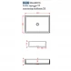 Раковина 55x38 см Artceram Scalino SCL002 16 00 blu zaffiro