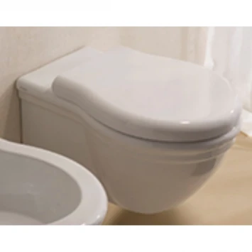 Сиденье для унитаза с микролифтом белый/золото Globo Paestum PA029ORbi/oro