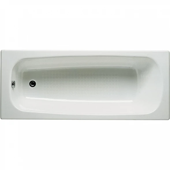 Ванна чугунная Roca Continental 21291100R 170x70 см, с антискользящим покрытием, белый
