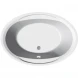 Акриловая ванна Vayer Opal GL000006826 180x120 см, отдельностоящая, белый
