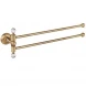 Полотенцедержатель Cezares Aphrodite APHRODITE-TD09-02-Sw 39,3 см, поворотный, двойной, бронза