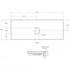 Столешница BelBagno KEP-120-MNO-W0 120,4 см, Marmo Nero Opaco