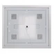 Зеркало BelBagno Kraft SPC-KRAFT-1200-800-LED-TCH-WARM 120x80 см, с LED-подсветкой, сенсорным выключателем, антизапотеванием, алюминий