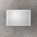 Зеркало BelBagno Kraft SPC-KRAFT-1200-800-LED-TCH-WARM 120x80 см, с LED-подсветкой, сенсорным выключателем, антизапотеванием, алюминий