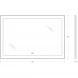 Зеркало BelBagno Kraft SPC-KRAFT-1200-800-LED-TCH-WARM 120x80 см, с LED-подсветкой, сенсорным выключателем, антизапотеванием, алюминий
