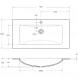 Раковина 91x46,5 см BelBagno Etna BB910/465-LV-VTR-BO