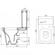 Бачок для унитаза 3/6 л BelBagno Marco BB118T