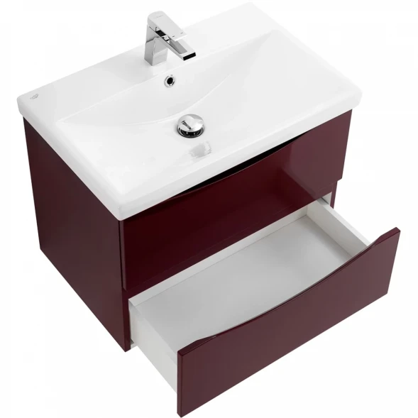 Тумба Bordo Lucido 56,4 см BelBagno Marino MARINO-CER-600-2C-SO-BRDL-P
