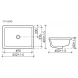 Раковина 55,2x40 см Ceramica Nova Element CN6045