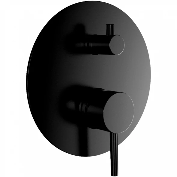Смеситель для ванны AQUAme Siena AQM8803MB встраиваемый, черный матовый