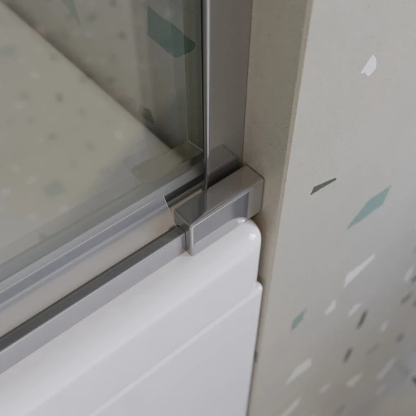 Шторка на ванну Cezares Tandem Soft TANDEM-SOFT-VF-2-170/145-C-Cr-IV 170 см, профиль хром, стекло прозрачное