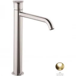 Смеситель для раковины Emmevi Filobrass 85003BIGZI/ORS с донным клапаном, Золото матовый