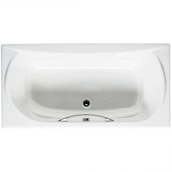 Ванна чугунная Roca Akira SET/2325G000R/526804010/150412330 170x85 см, с ручками, антискользящим покрытием, белый