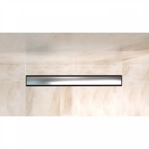 Душевой трап (лоток) BelBagno Luce BB-LD-LUCE-70-CR 63,96 см, с решеткой, 2 в 1 под плитку, хром
