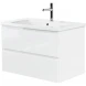Тумба Bianco Lucido 77 см BelBagno Albano ALBANO-CER-800-2C-SO-BL