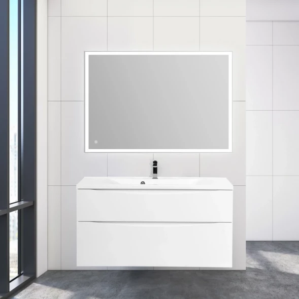 Тумба Bianco Lucido 119,6 см BelBagno Marino MARINO-H60-1200-2C-SO-BL-P