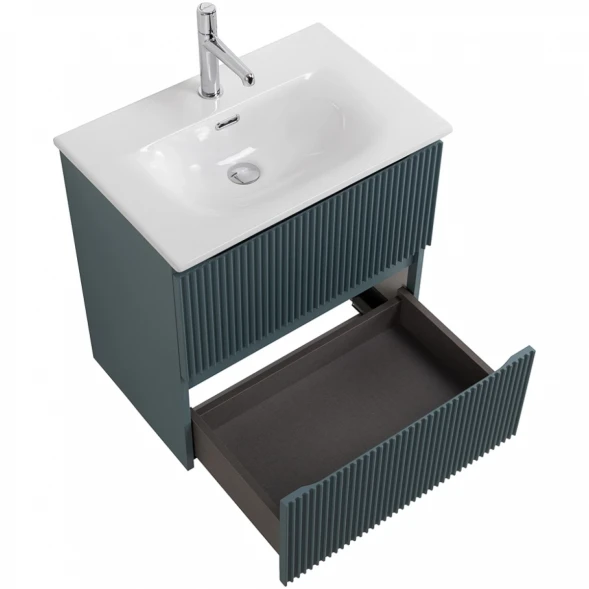 Тумба под раковину BelBagno Uno UNO-MINI-500-2C-SO-AO 50 см, подвесная, голубой матовый