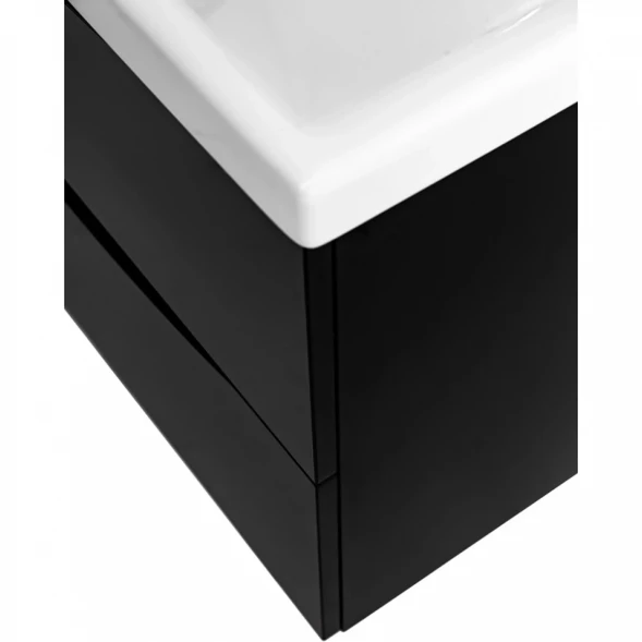 Тумба Nero Lucido 56,4 см BelBagno Marino MARINO-CER-600-2C-SO-NL-P
