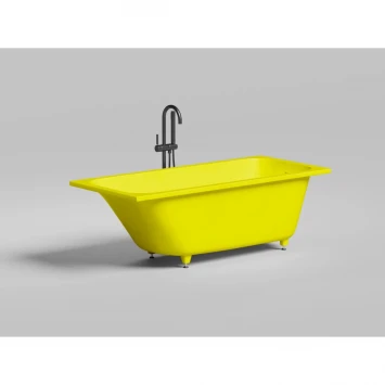 Ванна из литьевого мрамора Salini S-Stone Orlanda Kit 102121MF 170x70 см, покраска по RAL матовый полностью