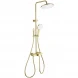 Душевая система Wonzon &amp; Woghand Muse Selesta WW-B4113-BG 255 мм, с термостатом, золотой матовый