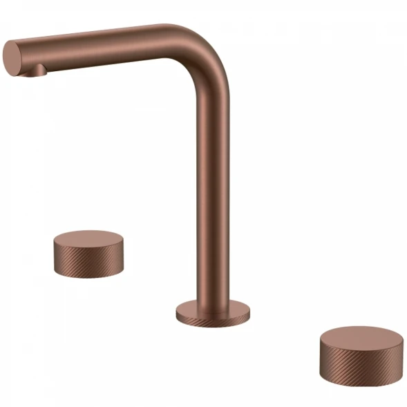 Смеситель для раковины Boheme Stick Spirale 152-BRB.4 бронза матовая