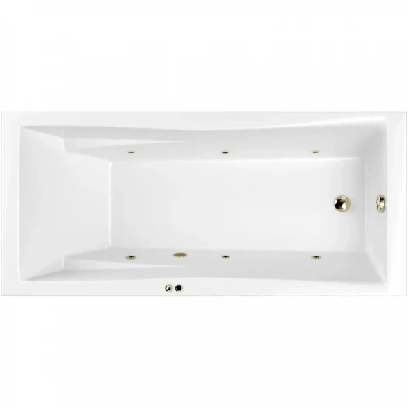 Акриловая ванна Whitecross Palace 0104.180080.100.SOFT.BR 179,5x80 см, с гидромассажем, белый
