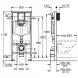Инсталляция для унитаза Grohe Rapid SL 38528001