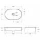 Раковина 49x31 см BelBagno BB1497