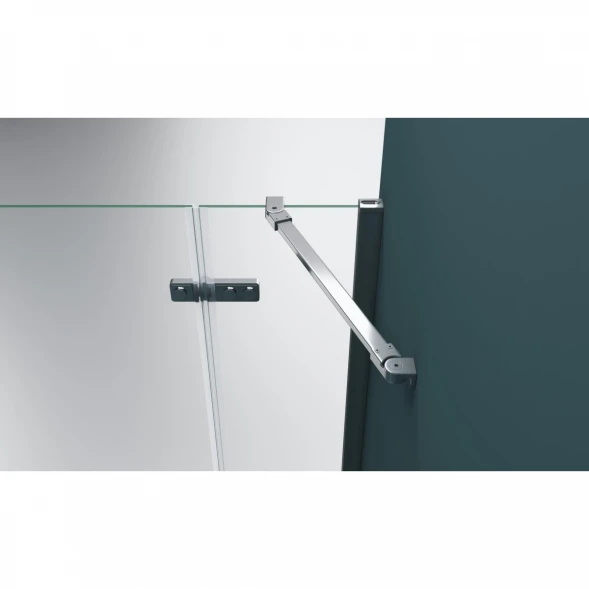 Душевой уголок 120x80 см BelBagno Kraft KRAFT-AH-22-120/80-C-Cr-R прозрачное