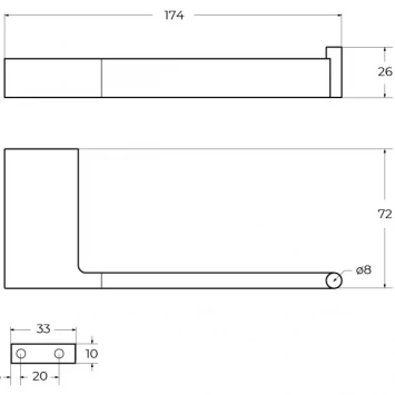 Держатель туалетной бумаги Cezares Slider SLIDER-PH1-NOP черный матовый